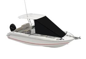 047-1bk Oceansouth Airflow T-top Bow Shade 6ftx9ft Black Easy On Off Wide Protection