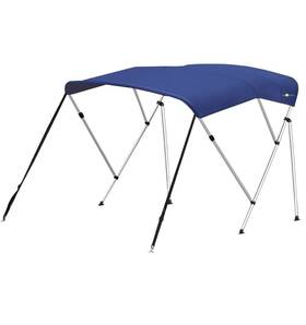 062-1dg Oceansouth 3 Bow Bimini Top Premium Range 61 Inch - 66 Width 6ft Long Pacific Blue