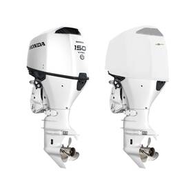 H10a-vw Oceansouth Outboard Storage Full Cover For Honda 4 Cyl 2.3l 2022 White