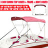 Oik2394784 Boat Bow Bimini Top Cover Width Boot Framework Rear Pole