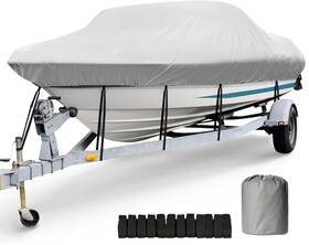 Ownerkula 331816515077 Heavy Duty 600d Pu Coating Update Waterproof Boat Cover Uv Resistant Marine G