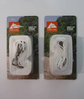Bt6196 Ozark Trail V531 96 Inch White Adjustable Bimini Top Straps With Snap Hook Boat Hardware Lot Of 2