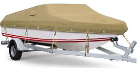 1100d Parts World Usa 655646973005 Boat Cover 15ft-17ft Heavy Duty Pu Waterproof Trailerable Fu