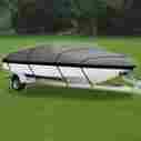 Pbt2h Unbranded Generic Waterproof 600d Boat Cover For 17 18 19 Long Motorboat Powerboat