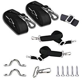 Percare 2 Pcs Adjustable Bimini Top Straps Black Marine Tension Tie Down