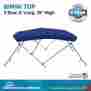 Pn-013 4 Season New 36 H 3 Bow 6 X 79 84 W L Bimini Top Boat Cover Navy Blue