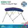 Pn-061-1 4 Seasons New 46 High Bimini Top Boat Cover 3 Bow 6 L X 79 84 W Navy Blue 0638267879499