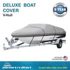 Pn148 Seasons Brand Deluxe Runabout Ski Boat Cover Gray 600074343913