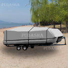 Pp-t1h-1446 Waterproof Trailerable Pontoon Boat Cover Heavy Duty 713830265203