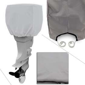 Premiumus 310004368632 For Up To 10hp/40hp/100hp/200hp Boat Outboard Motor Engine Half Cover Silver Car