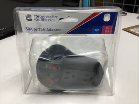 Cba-5015 Progressive Industries 59 50a 15a Adapter Plug Power Electrical Rv Boat