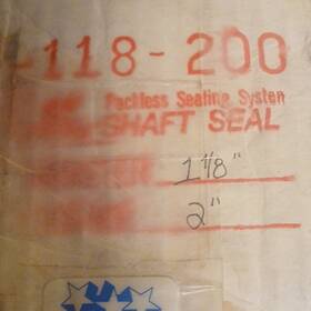 01-118-200 Pss 01-118-200. No Drip Shaft Seal. 1 1/8 New. Open Box Never Used