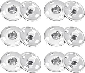 Quacc-xpd90 Quacc 6 Sets Sew On Snap Buttons Rustproof Metal Fasteners