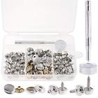 R-h-24 Rustark Sliver Fastener Screw Snaps Boat Canvas Cover 724873370083