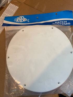 8cpaw Rabud Inc New 8 Inch Arctic White 1/4 Cover Plate