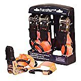 Td039p Ratchet Strap 4-set 1-in X 12-ft With Vinyl S-hooks 500-lbs Working Load Limit