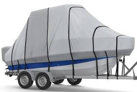 Qx1801h-a08 Rvmasking 1200d Partial Reinforced Hard Top/t-top Boat Cover Waterproof 20ft-22ft