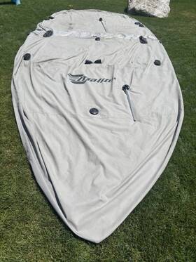 77djbc337mg3-41.1 Sbu Boat Cover Malibu Wakesetter 247lsv From A 2014 Year Gray With 2 Poles