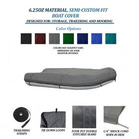 Vartlsczodiac62 Sbu 6.25oz Heavy-duty Styled-to-fit Protective Cover For Select Zodiac Boats