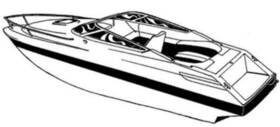 Sbuu3780-1 Sbucv 7.6oz Styled To Fit Boat Cover Fits Vhull Boats Up 23ft7 Inch -24ft6 L X 102 W