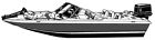 Sbushermcv277 Styled To Fit Boat Cover For Fish Ski Boats Wt