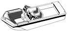 Sbushermcv294 Styled To Fit Boat Cover Runabout Windshield Rails