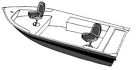 Sbushermcv349 Styled To Fit Boat Cover For Narrow Fishing