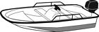 Sbushermcv437 Styled To Fit Boat Cover Whaler Style Rails Only