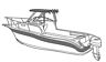Sbushermcv603 Specialty Boat Cover For Walk Around Cuddy Cabin With Hard