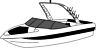 Sbushermcv825 Boat Cover Tournament Ski Tower