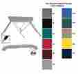 Sbuu68034 Sbu Round Tube 2 Bow Boat Bimini Top 47 53 W X 42 H 56 L Solution Dyed Polyester 0787917185319