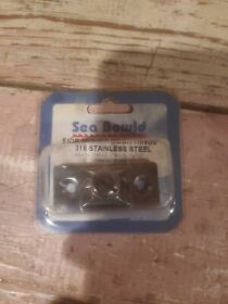 32-670-0507 Sea Bowld Bimini Top Boat Shade Cover Black Hardware Side Mount Deck Hinge