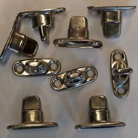 299116-1 Sea-dog Line Marine Canvas Turn Buckle Fasteners - Two Screw Base 50 Pack