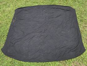 1031935 Sea Ray 2018 270 Sdx Black Sunbrella Bimini Top Canvas Fabric #