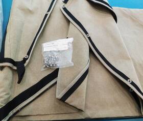 1149285 Sea Ray / Great Lakes Boat Tops 260br Aft Canvas Cover Original Oem Bow Toast Sunbrella Sd 102145