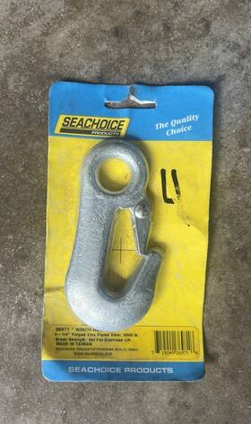 36971 Seachoice Winch Hook Forged Steel Boatingmall Marine Hardware Strap