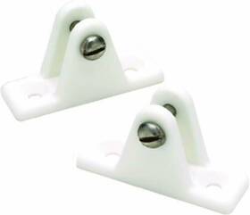 50-76241 Seachoice 90-degree Plastic Hinge Cover In White Is Designed To Protect And Conc