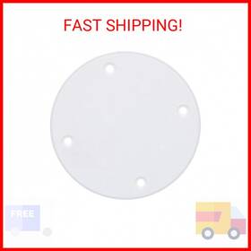 Seachoice 719249396217 Marine Boat Cover Plate Arctic White 4-1/8 Inch Outer Diameter
