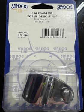 270160-1 Seadog Sea-dog 316 Stainless Top Slide Bolt 7/8ftft Pin Dia 1/4ftft