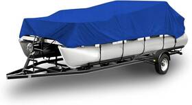 Amjz22058us Seal Skin Covers Heavy Duty Trailerable Pontoon Boat Cover Fits 26 To 28ft Long And Up T