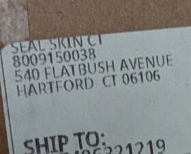 Hf23-1174-02 Seal Skin Brand New Sealskin Boat Cover