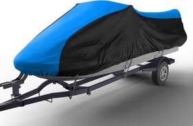 J2t-b5 Seal Skin Heavy Duty Jet Ski Cover Marine Grade Waterproof Blue And Black