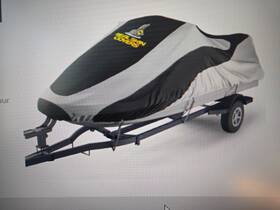 J2t-blk-g2 Seal Skin Heavy Duty Jet Ski Cover Marine Grade Waterproof Black/grey