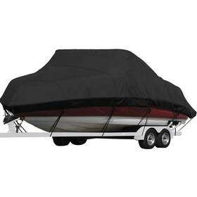 Seamander 606829343573 Waterproof Boat Cover Solution-dyed Yarn Marine Grade Fits 14ft To 16ft Ft