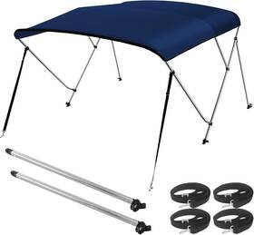 73in-78in Seamander B1004nb Bimini Top For Boats 3 Bow 6ft Long X Wide 46in High