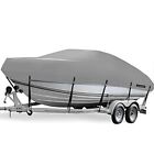 Seamander Trailerable Runabout Boat Cover Fit V-hull Tri-hull Fishing Ski