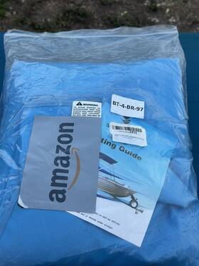 4-bt-97-br Seapisode 4 Bow Marine Grade Fade Crack Resistant Bimini Top Replacement Cover