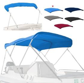 Bt-4-br-79 Seapisode 4 Bow Bimini Top Replacement Cover Zipper Sleeves Blue Without Frame