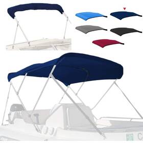 Bt-4-n-91 Seapisode Navy 4 Bow 8ftl 91 Inch -96 W Bimini Top Replacement Cover Marine Grade