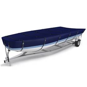 Jon-nv-3 Seapisode 800d Marine Grade Trailerable 16ft-18.5ft Jon Boat Cover Heavy-duty Uv Waterproof